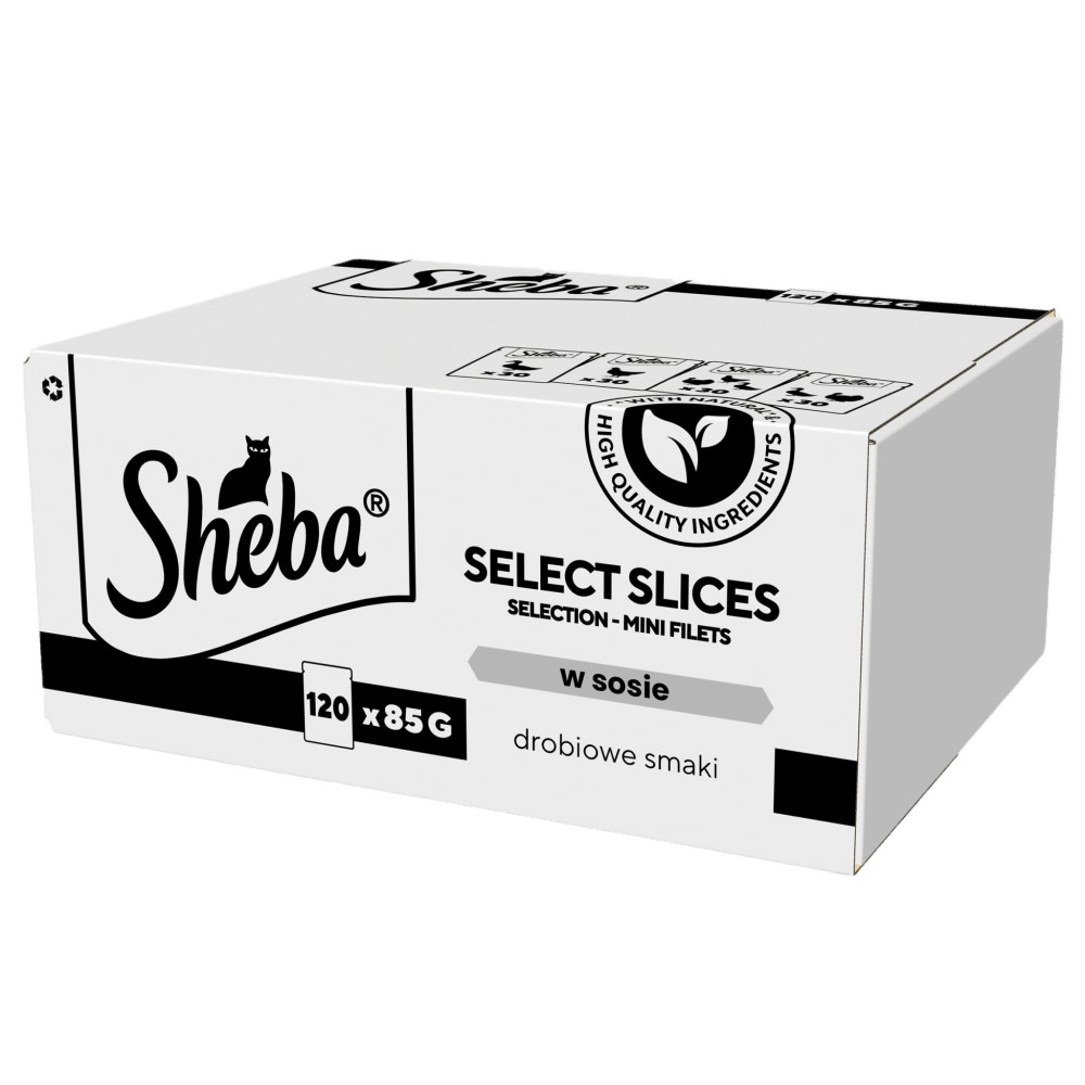SHEBA® Selection Drobiowe Smaki w sosie 120x85 g - 1