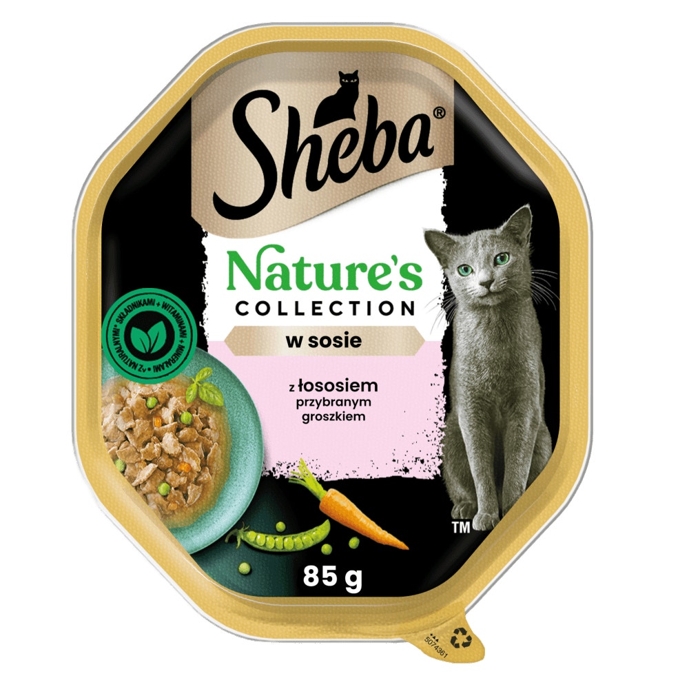 SHEBA® Nature's Collection z Łososiem w sosie 85 g - 1